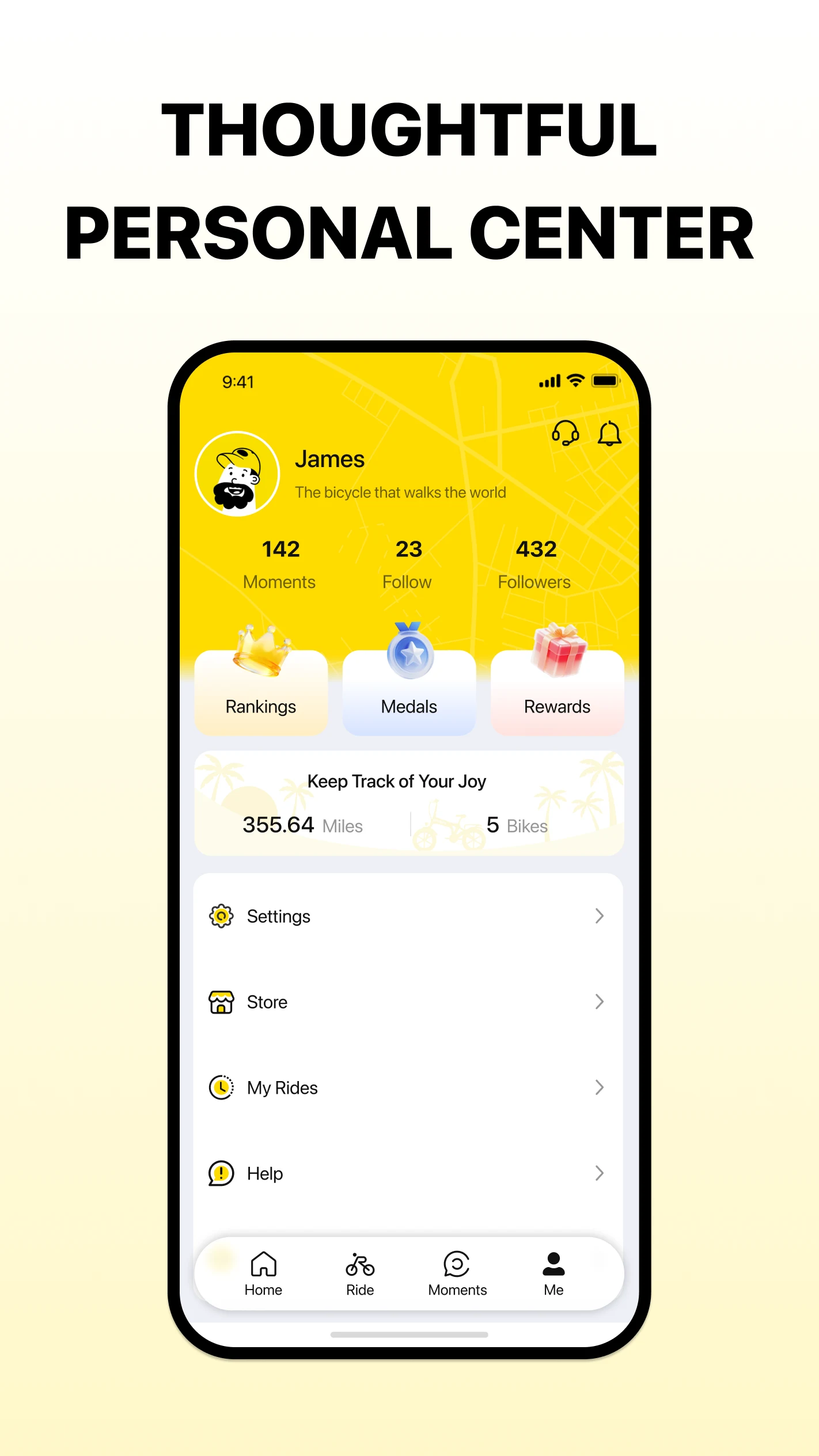 Heybike screenshot
